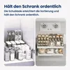 Heikoeco® weißfarbene erweiterbare Teleskopschublade mit Produktbild-Vorschau 4