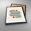 Gerahmtes Poster - Schwarzer Rahmen - Minimalistisch Modern Produktbild-Vorschau 3