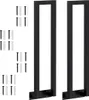 Vigevee 85cm U-Form Treppengeländer Schwarz Vierkantrohr Produktbild-Vorschau 1