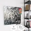 Magnettafel 50x50cm Pinnwand Whiteboard beschreibbar - Produktbild-Vorschau 4