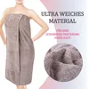 Kilt do sauny dla kobiet „Puszysty” – brązowy – 80 x 145 Podgląd zdjęcia produktu 7