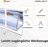 QUEST Uszczelka prysznicowa boczna 200 cm przeźroczysta, 2 Podgląd zdjęcia produktu 3