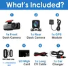 Dashcam per auto 4K con GPS, visione notturna e grandangolo Anteprima dell’immagine prodotto 5