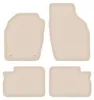 DURBAN Beige Velours-Fußmatten-Set für Opel Agila A Produktbild-Vorschau 1