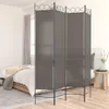 vidaXL 4-częściowy parawan antracytowy 160x200 cm tkanina Podgląd zdjęcia produktu 2