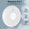 Aroha Safety Pro Rilevatore Di Fumo E Monossido Di Carbonio Anteprima dell’immagine prodotto 2