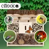 CADOCA® Insektenhotel Bug's Inn 31x30,5x9,5cm Holz Produktbild-Vorschau 6