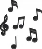 Musiknoten Kühlschrankmagnete im 6er Set Produktbild-Vorschau 1