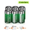 Batterie rechargeable de taille D, charge USB de type C, Voir les images du produit 2