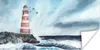 MuchoWow® Poster Leuchtturm - Meer - Golf 160x80 cm - Foto Produktbild-Vorschau 1