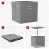 Buffet vidaXL noir aspect chêne 25,5 x 22 x 69,5 cm Voir les images du produit 10