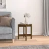 vidaXL Couchtisch Honigbraun Ø 42,5x45 cm Massivholz Kiefer Produktbild-Vorschau 2