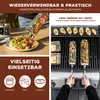 eluno Grillkorb 2er-Set mit abnehmbaren Griffen aus Produktbild-Vorschau 3