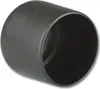 A black cylindrical cap or end piece, viewed from a slight angle. Produktbild-Vorschau