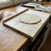 TAVOLO TOPOLATO SU DUE LATI 50x40cm CUCINA Rullo per pasta Anteprima dell’immagine prodotto 7