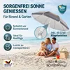 KINGSLEEVE® Ombrellone Spiaggia 180cm UV50+ Inclinabile Anteprima dell’immagine prodotto 2