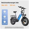 HillMiles MileLink1 E Bike, 48V 18Ah Batterie, 120 Produktbild-Vorschau 2