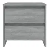 vidaXL Nachttische 2 Stk. Grau Sonoma 45x34,5x44,5 cm Produktbild-Vorschau 4