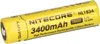 A single Nitecore 18650 rechargeable lithium battery on a white background. Anteprima dell’immagine prodotto
