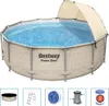 Bestway Power Steel Swimmingpool-Set mit Dach 396x107 cm Produktbild-Vorschau 1