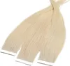 Tape Extensions Pravé vlasy #10/1 Svetlo-jasne blond Náhľad obrázku produktu 1