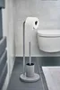 Zeller Toilettenpapierhalter und Toilettenbürste, Metall, Produktbild-Vorschau 4