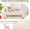 COSTWAY Kattenbank, luxe, verhoogd kattenbed, geschikt tot Productafbeelding-voorbeeld 4