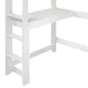Hochbett 90x200cm mit Schreibtisch, Kreidetafel & Produktbild-Vorschau 9