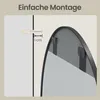 SONGMICS Wandspiegel, Spiegel rund, Metallrahmen, 80 cm d, Produktbild-Vorschau 5