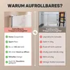 Aufrollbares Treppenschutzgitter weiß - kindersicheres Produktbild-Vorschau 9