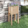 vidaXL Fioriera 31x31x70 cm in legno di pino massiccio Anteprima dell’immagine prodotto 2