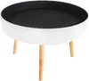 Table basse ronde avec rangement, 60 cm Voir les images du produit 3