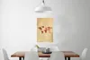 MuchoWow® Poster Weltkarte - Herz - Papyrus 40x60 cm - Produktbild-Vorschau 2