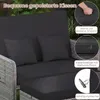 COSTWAY Polyrattan Sonnenliege, Gartenliege mit Produktbild-Vorschau 6