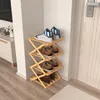4 Tier Vertikales Schuhregal klein,Schmales Produktbild-Vorschau 1
