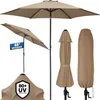 KINGSLEEVE® Sonnenschirm 300 cm UV Schutz 80+ Abdeckung Produktbild-Vorschau 3