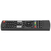 A black remote control is shown against a white background. Voir les images du produit