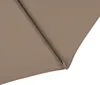 A close-up view of the fabric and structure of an umbrella. Produktbild-Vorschau