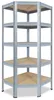 shelfplaza PRO 200x80x50 cm scaffale angolare in zincato Anteprima dell’immagine prodotto 1