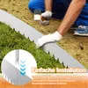 A person installing metal garden edging into the ground. Náhľad obrázku produktu
