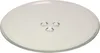 A clear glass microwave turntable plate. Produktbild-Vorschau
