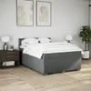 vidaXL Boxspring posteľ s matracom Tmavo šedá 160x200 cm Náhľad obrázku produktu 4
