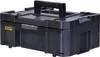 A black tool box with a handle on top and a drawer in the front. Voir les images du produit