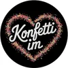 Konfetti im Herzen Magnet mit Flaschenöffner Produktbild-Vorschau 1