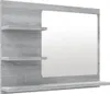 vidaXL Kúpeľňové zrkadlo Grey Sonoma 60x10,5x45 cm odvodený Náhľad obrázku produktu 1