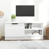 TV-Schrank Hochglanz-Weiß 80x35x36,5 cm Holzwerkstoff Produktbild-Vorschau 2