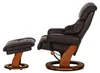 home24 Relaxsessel mit Hocker - Echtleder / Kunstleder Produktbild-Vorschau 9