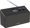 A black Kenwood internet digital radio is shown against a white background. Voir les images du produit