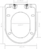 vidaXL Sedile della toilette con meccanismo di chiusura Anteprima dell’immagine prodotto 16