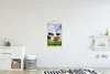 MuchoWow® Textilposter Kuh - Bauernhof - Gras - Tiere 60x90 Produktbild-Vorschau 2